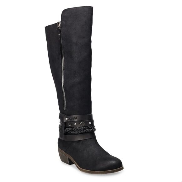 Swedish Women's Knee High Boots by SO 7,5 WC - Picture 1 of 7